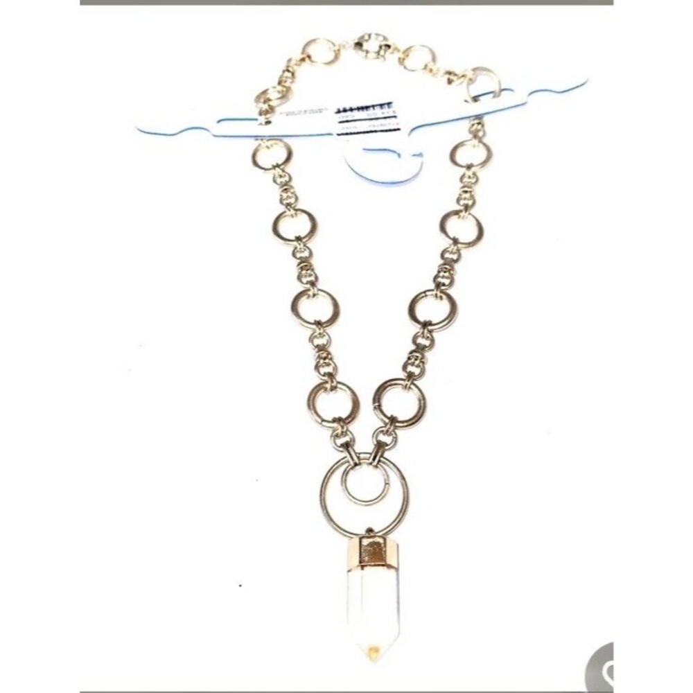 Urban Outfitters Necklace Gold Tone With Pendant New With Tags